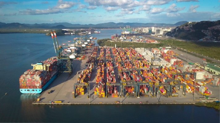 Contêiner eleva movimento de cargas e Porto de Santos supera recordes em junho e no semestre